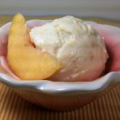 Fresh Peach Ice Cream